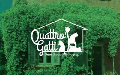 Conception de logo et photographie pour Gîte – chambre d’hôte | Quattro Gatti | Bologne Italie