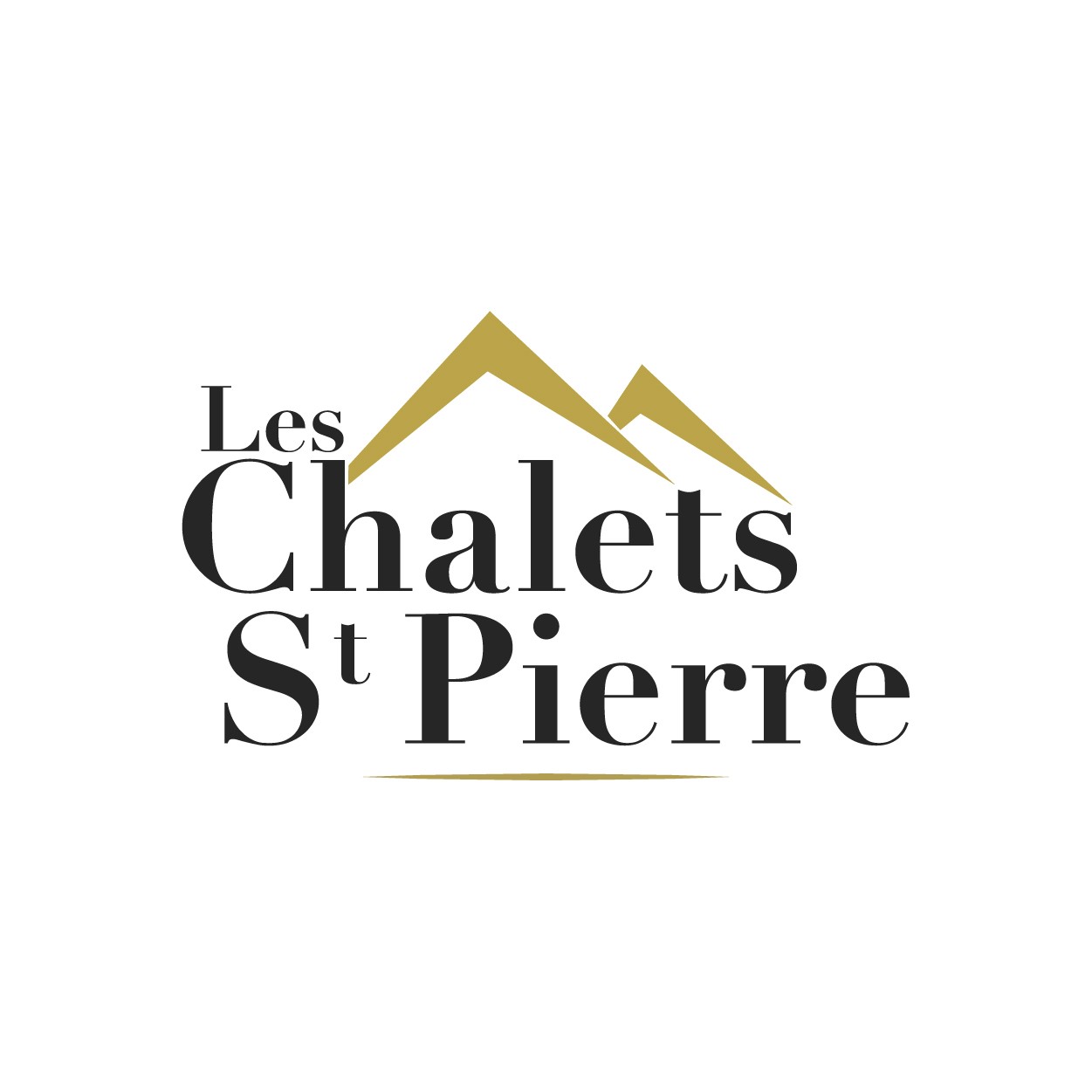 Création logo pour programme immobilier CHALET stPierre - Savoie