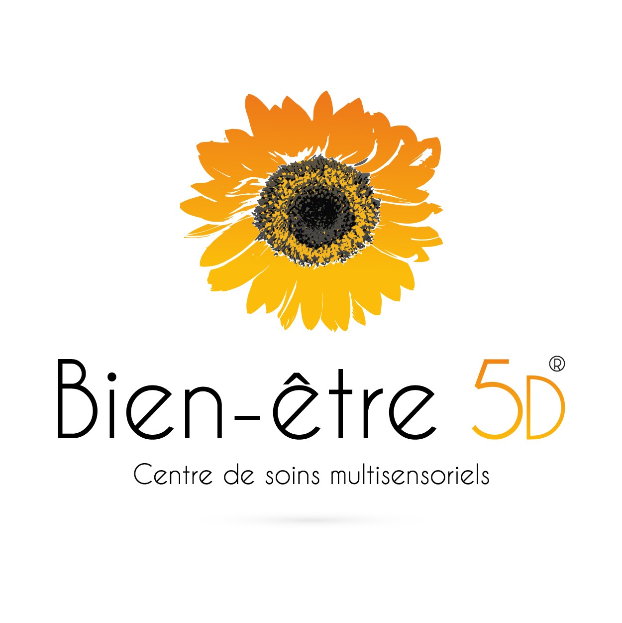 Graphisme publicite et communication - creation de logo pour le centre de soins Bien-etre 5D - Savoie