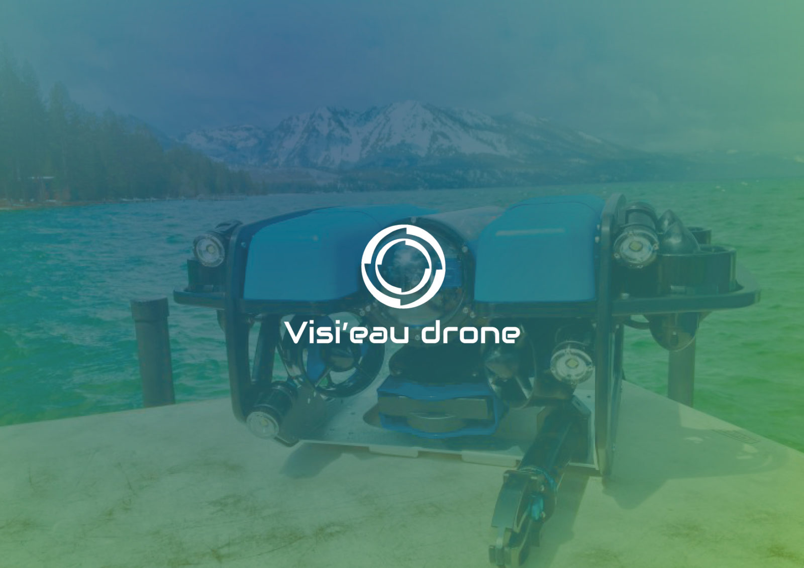 Création de site internet, brochure et carte de visite | Visi’eau Drone | Savoie
