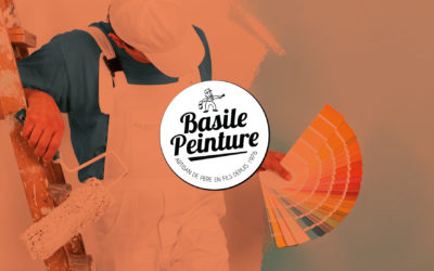Refonte de logo et site web pour artisan Basile Peinture à Chambéry
