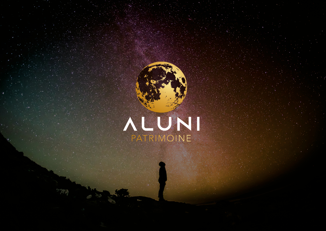 Création d’identité visuelle pour un cabinet de gestion patrimoniale à Chambéry – ALUNI Patrimoine