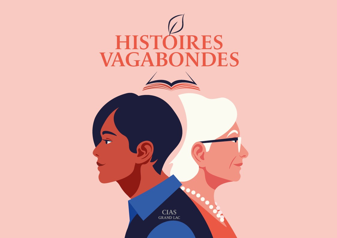 Conception Graphique du Livre Histoires Vagabondes : Un Voyage Intergénérationnel au Cœur de la Région d’Aix-les-Bains