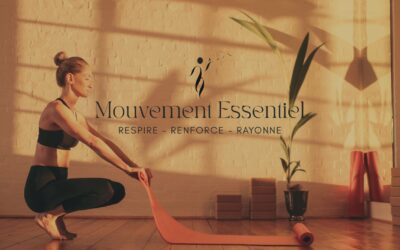 Charte graphique, carte de visite et refonte de site pour Mouvement Essentiel – Pilates à Annecy & Genève