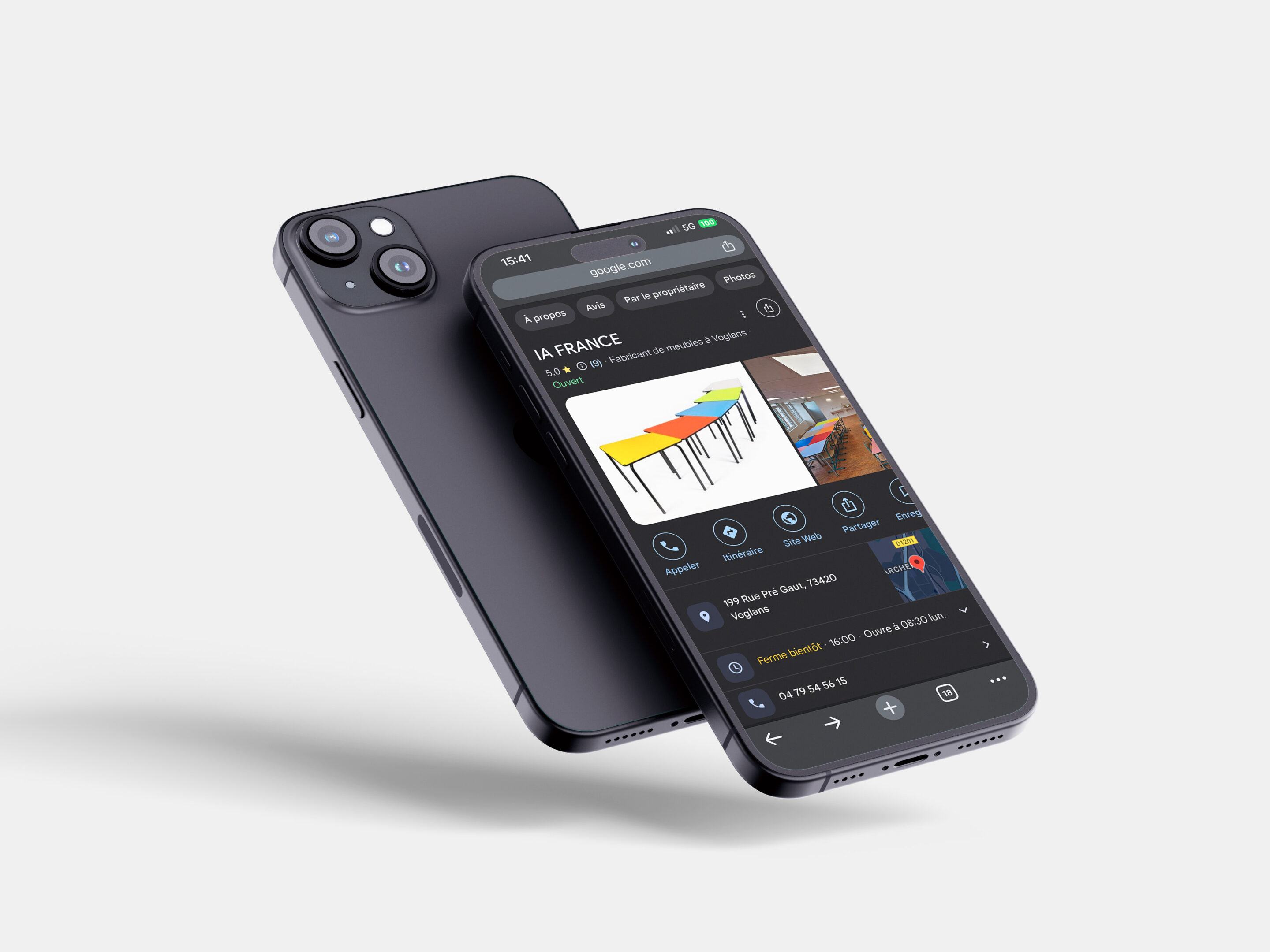 IA France, SEO, Google Search, référencement naturel, visibilité en ligne, marketing digital, optimisation site web, identité visuelle, communication digitale, SEO local, IA France Studio, Savoie