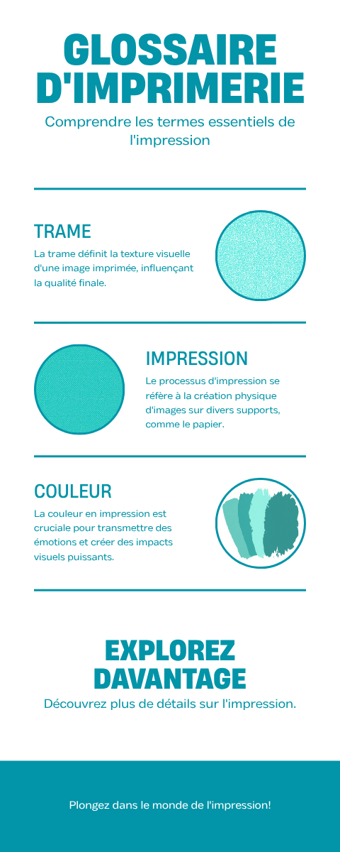 Schéma comparatif trame fine et trame grossière
